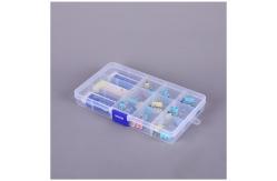China White 15 Grid Plastic Organizer Box Removable Divider Storage Case supplier