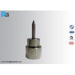 Hardened Steel Test Pin with Tip Radius R0.25 30N Force Conforms To IEC60335-1 Clause 21.2 for sale