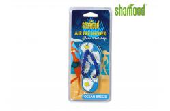 China Slipper Shaped Ocean Breeze Smell Cute Hanging Car Air Freshener supplier