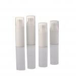 30ml White PP Airless Cosmetic Bottles Travel Empty Lotion Bottle With Pump for sale