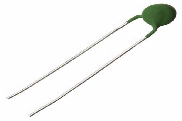 Mini Radial Leaded 12 ohm PTC Thermistor , Vishay BC Components