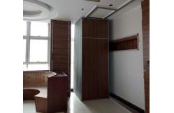 China 4m Height Operable Acoustic Sliding Partition Walls MDF Board + Aluminium Material supplier