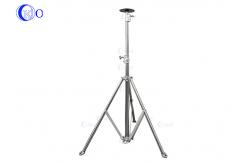 China Stainless Steel 2.8m 3.8m Height Tripod Antenna Pole Portable supplier