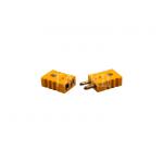 K / E / T Type Thermocouple Connector , Mini Male And Female Connectors for sale