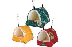 China Chinchillas Hamster Bedding Soft Flannel Small Pet House Print Pattern Rabbit Rat Hamster supplier