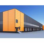 Storage Building Prefab Steel Warehouse Hangar With Rollng / Sliding Door for sale