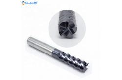 China Unequal Helix-Angle Square End Mill For High Efficiency Finishing Stainless Steel supplier