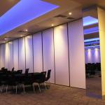 Banquet Hall Acoustic Operable Movable Partition Walls Malaysia Melamine Finish for sale
