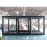 Black Frame PVC Tarpaulin Airtight Inflatable Showcase Tent for sale
