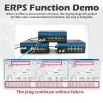 10 Port Industrial L2 Managed Switch PoE Gigabit Ethernet 15.4W 30W IP40 Rated CE for sale