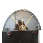 Arched Gold Windows Colonial Bars In Double Glazing Decorative Hardware for sale