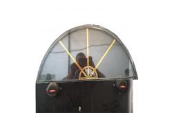 China Arched Gold Windows Colonial Bars In Double Glazing Decorative Hardware supplier