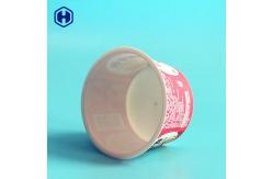 China Fruit Pulp IML Plastic Containers Stackable Compostable Yogurt Cups supplier