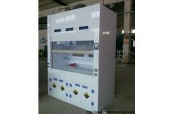 China Chemical Testing PP Fume Hood , Customized PVC Window Laboratory Vent Hood supplier
