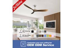 China ROHS OEM Commercial Warehouse Wood Ceiling Fans For Summer and Winter supplier