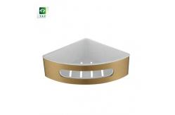 China Brushed Bathroom Corner Shelf Stainless Steel SUS304  Single Layer supplier