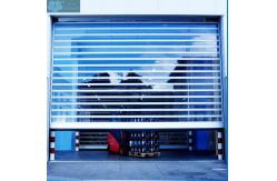 China Transparent 1.5m/S 4500mm Width High Speed Roll Up Doors supplier