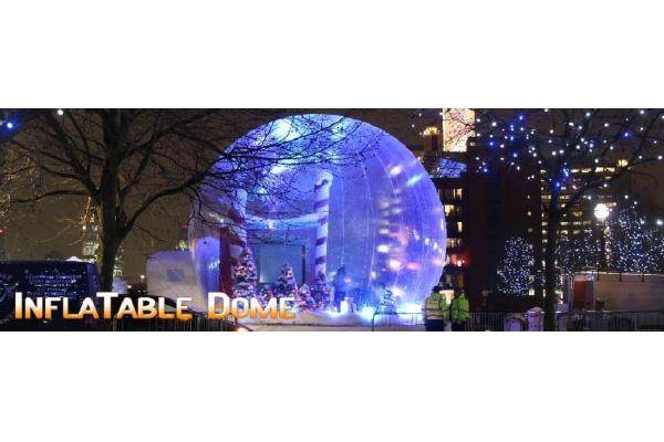 Huge Christmas Inflatable Snow Globe For Display