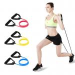 TPE 120cm Yoga Pull Rope Pull Rope Elastic Resistance Bands Door Anchor for sale