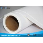 410Gsm Inkjet Printing Canvas Roll , Water Resistant Printable Canvas Paper Roll for sale