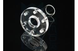 China ISO9001 1100℃ Sio2 Quartz Tube Flange supplier