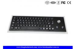 China Compact USB Industrial Computer Keyboard with Optical Trackball and Korean Layout supplier