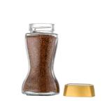 455ml Transparent Glass Coffee Storage Jar With Plastic Lid Easy To Hold