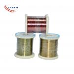 0.1mm 180 Degrees Polyuerthane Copper Enameled Wire / Filament Red Color for sale