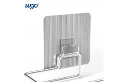 China Self Adhesive Installed Bathroom Paper Roll Holder Damage Free Mounting supplier