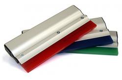 China Customizable Polyurethane Squeegee With Wooden / Aluminium Handle For Screen Printing supplier