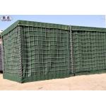 Galvanized Mesh Gabion Military Barriers / Military Sand Wall Barriers for sale