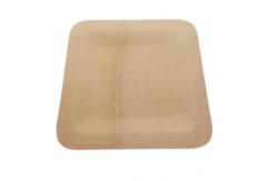 China ODM Square Compostable Bamboo Picnic Plates 25x25 Cm supplier