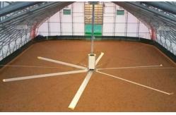 China Garage airport 6m diameter industrial Ceiling Fans HVLS Large Air Aerodynamic supplier