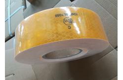 China Industrial Ece 104 Reflective Tape , Yellow Conspicuity Tape  Approval In Reflective Material supplier