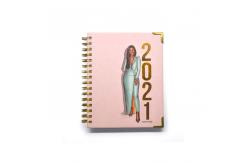 China 157g art paper Custom Agenda Printing 120 Sheets Thermal Binding supplier