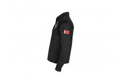 China 100% Polyester Men Long Sleeves Shirt With Embroidery Lapel Collar supplier