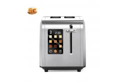 China New product 900w 2 slice stain steel toaster with touch panel supplier