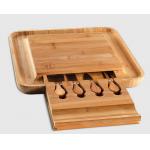 New design Natural Material Mini Size Enviromentally Bamboo Cheese Board for sale