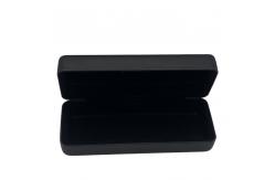 China Rectangular Black Oem Labels Hard Leather Glasses Case Personalised supplier
