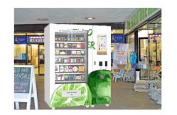 China Fresh Fruit Salad Food Vending Machine , Conveyor Belt Vending Machine With Lift supplier
