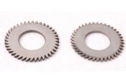 China Tungsten Carbide slitter blade for paper cutting hard alloy round knives ground supplier