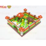 Small Size Mushroom Inflatable Jumping Castle For Young Age Kids for sale