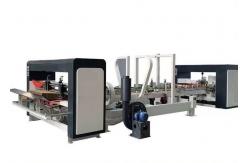 China Folder Gluer Stapler Making Corrugated Carton Box Machine supplier