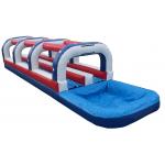 inflatable tropical slide, best sale outdoor inflatable slip slide for sale