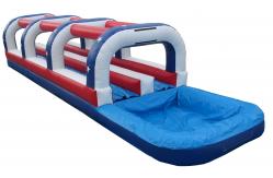 China inflatable tropical slide, best sale outdoor inflatable slip slide supplier