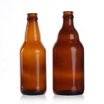 Custom Bottle Beer Soda Beverage  Glass  With Top  Crown Cap for sale