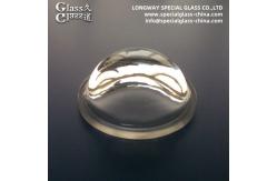 China Thermal Resistance Borosilicate Glass Led Lens For Industrial Lamp supplier