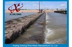 China Galvanized Rock Gabion Wire Mesh PVC Coated Gabion Baskets For Riverbed supplier