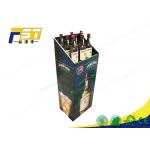 Removable Header Cardboard Dump Bins Recycling Customized For Drinks Retails