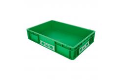 China Customized Logo Solid Box Stackable Storage Plastic Warehouse Durable Turnover Crates supplier